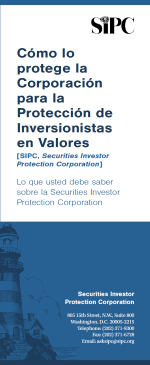 How SIPC Protects You Brochure